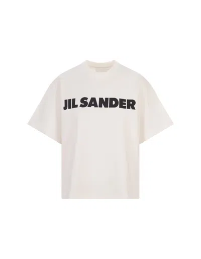 Jil Sander White Boxy T-shirt With Logo