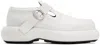 Jil Sander Scarpe Leather Loafers In 100 White