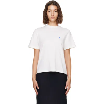 Jil Sander White Cotton Cashmere T-shirt