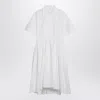 Jil Sander White Cotton Chemisier Dress