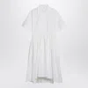 Jil Sander White Cotton Chemisier Dress