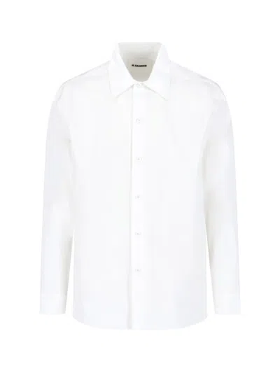Jil Sander White Cotton Classic Shirt
