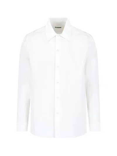Jil Sander White Cotton Classic Shirt