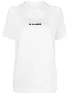 Jil Sander White Cotton Crew Neck T-shirt