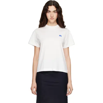 Jil Sander White Cotton Crew-neck T-shirt