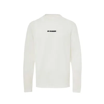 JIL SANDER WHITE COTTON LONG