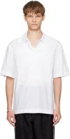 Jil Sander Off-white Virgin Wool Polo In White