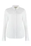 Jil Sander Monday Cotton Poplin Shirt In White