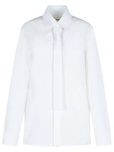 JIL SANDER JIL SANDER WHITE COTTON SHIRT