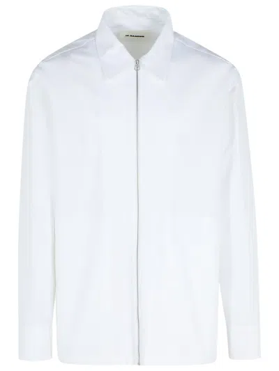 Jil Sander White Cotton Shirt Men