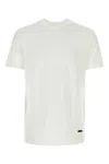 Jil Sander Short Sleeve Crewneck Logo Patch T-shirt - Pack Of 3 In White