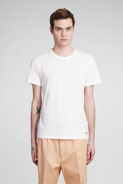 Jil Sander White Cotton T-shirt