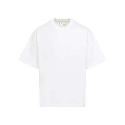 JIL SANDER WHITE COTTON T-SHIRT