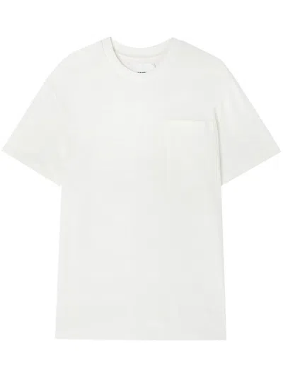 Jil Sander White Cotton T-shirt