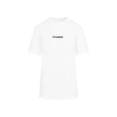 Jil Sander White Cotton T-shirt