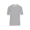 Jil Sander Black And White Knitted Striped T-shirt