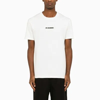 Jil Sander White Cotton T-shirt