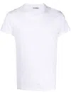 Jil Sander White Cotton T-shirt