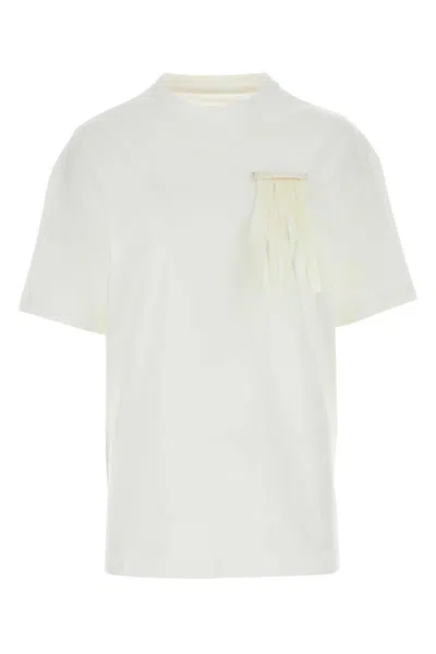 Jil Sander White Cotton T-shirt