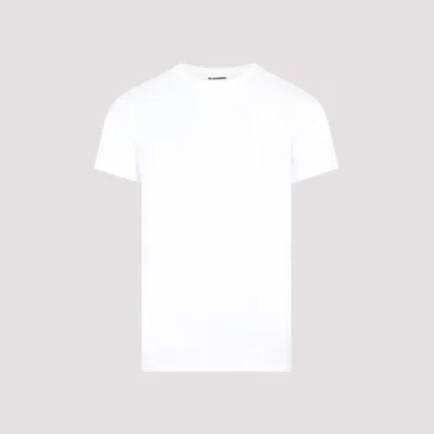 Jil Sander White Cotton T-shirt
