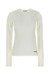Jil Sander White Cotton T-shirt