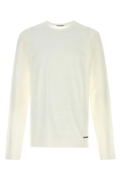 Jil Sander White Cotton T-shirt