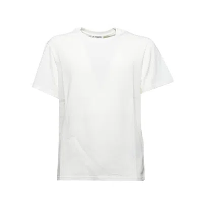 Jil Sander White Cotton T-shirt