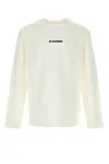 Jil Sander White Logo T-shirt In White