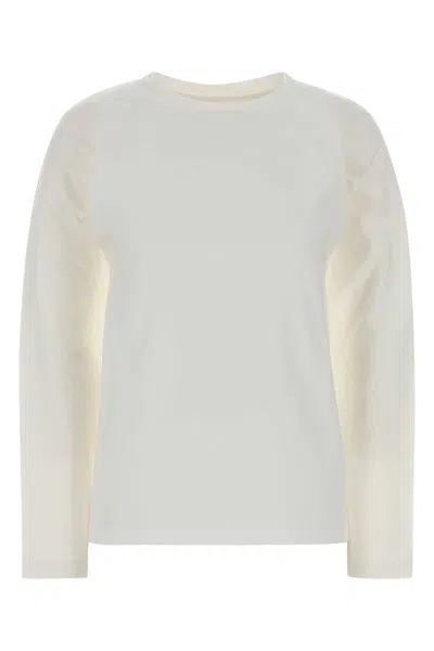 Jil Sander Cotton Long-sleeve T-shirt In White
