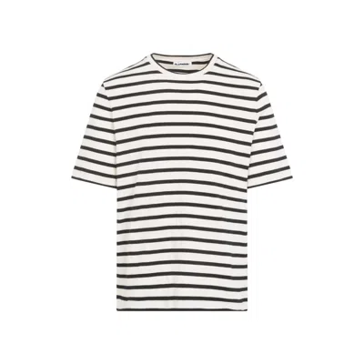 Jil Sander White Cotton T-shirt
