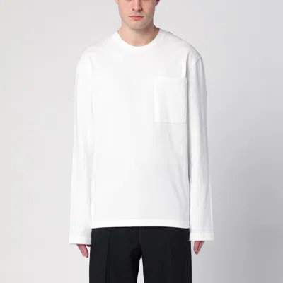 Jil Sander White Cotton T-shirt