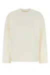 Jil Sander T-shirt In Porcelain