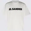 JIL SANDER JIL SANDER WHITE COTTON T-SHIRT