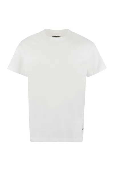 Jil Sander White Cotton T-shirt Set