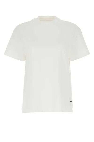 Jil Sander White Cotton T-shirt Set