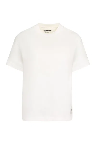 Jil Sander White Cotton T-shirt Set