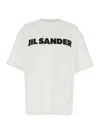 Jil Sander Relaxed-fit Cotton T-shirt With Bold Logo In White