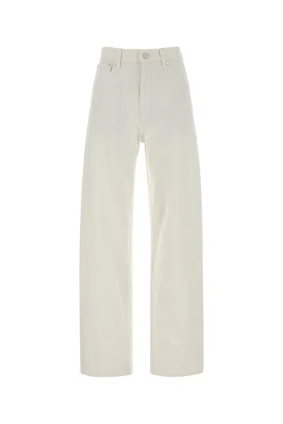 Jil Sander White Denim Jeans