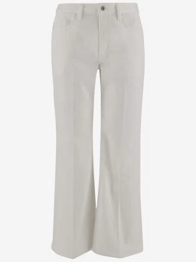 Jil Sander White Flared Jeans