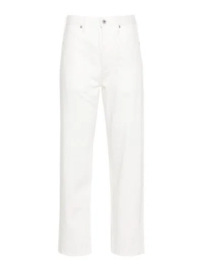 Jil Sander White Jeans In Blanco