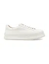 Jil Sander Man Sneakers Ivory Size 10 Textile Fibers In White