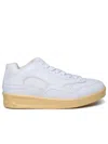 Jil Sander Woman Sneakers Off White Size 6 Soft Leather