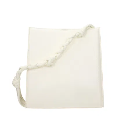 Jil Sander Small Tangle Shoulder Bag In White
