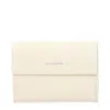 Jil Sander White Leather Wallet