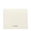 Jil Sander White Leather Wallet