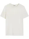 Jil Sander H Camiseta Parche Espalda Crudo In White