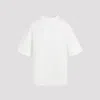 Jil Sander White Short-sleeved T-shirt With Logo  In White