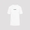 Jil Sander White T-shirt With Contrasting Logo Print In White