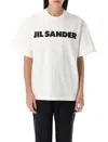 Jil Sander Relaxed-fit Cotton T-shirt With Bold Logo In White