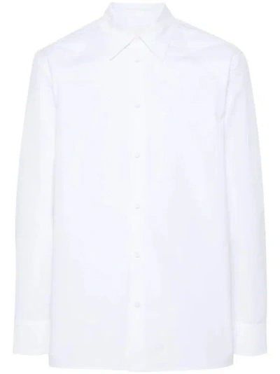 Jil Sander White Pointed Collar Shirt